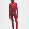 Kids & Baby Organic Brushed Cotton Holiday Pj Set