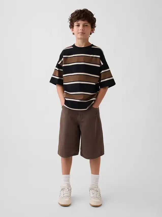 Kids Baggy Denim Shorts