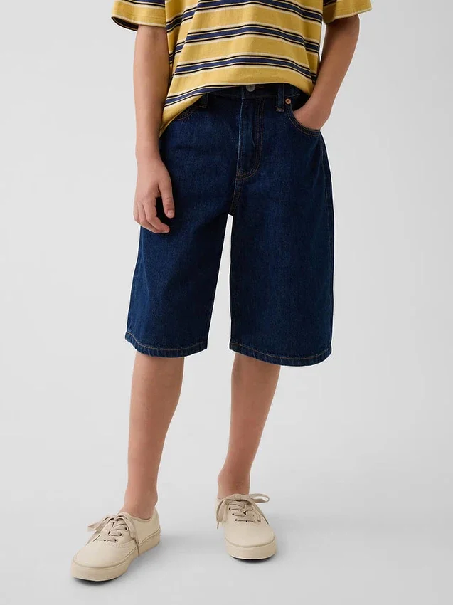 Kids Baggy Denim Shorts