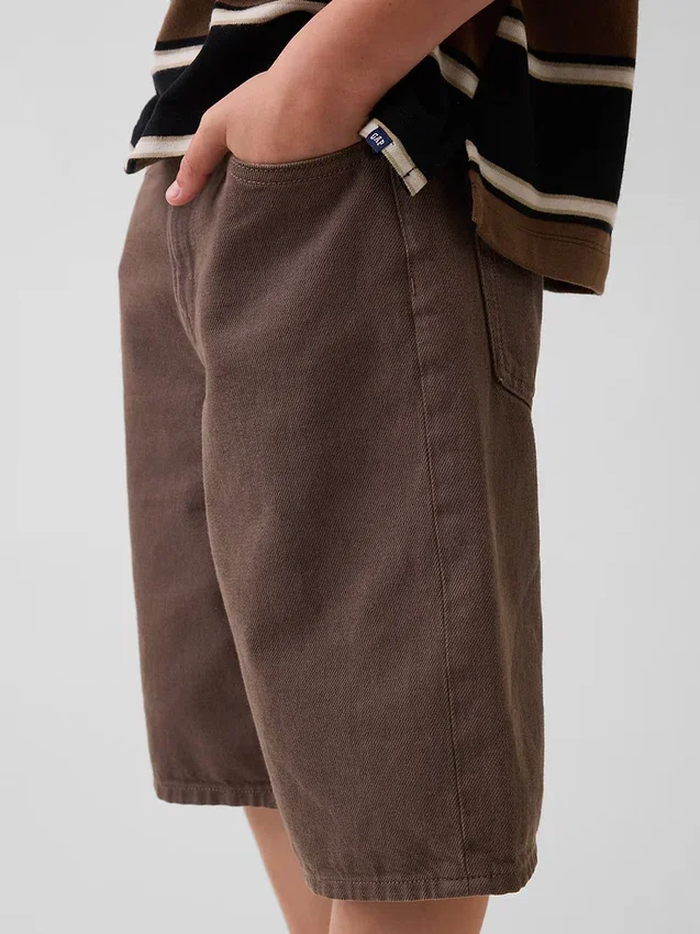 Kids Baggy Denim Shorts