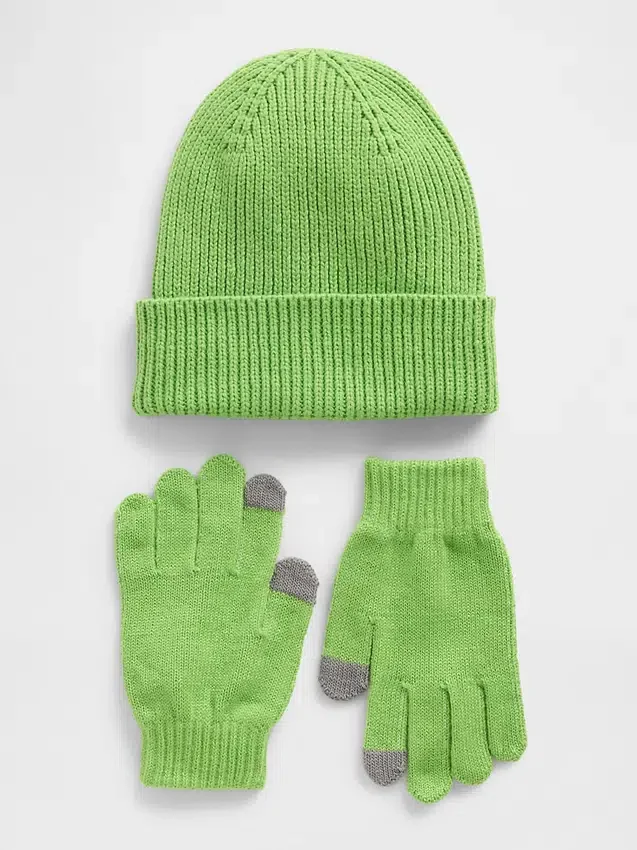 Kids Beanie & Gloves Set