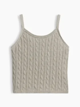 Kids Cable-Knit Sweater Cami