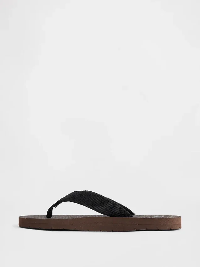 Kids Canvas Flip Flops