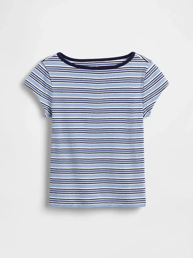 Kids Cap-Sleeve Fitted T-Shirt
