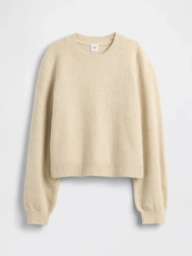 Kids Cashsoft Crewneck Sweater