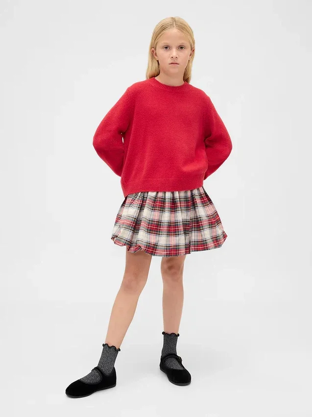 Kids Cashsoft Crewneck Sweater