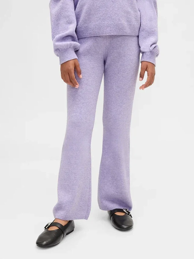 Kids Cashsoft Flare Sweater Pants
