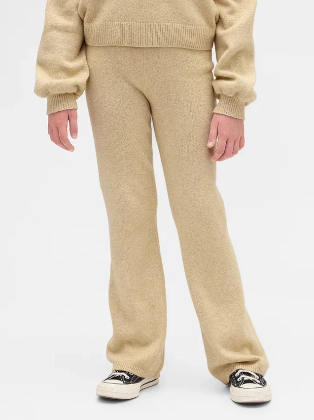 Kids Cashsoft Flare Sweater Pants