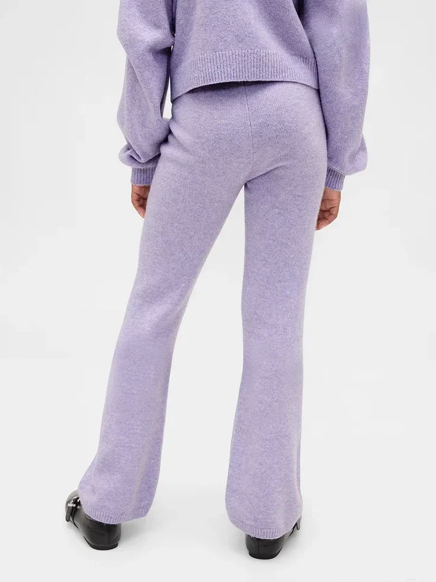 Kids Cashsoft Flare Sweater Pants