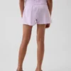 Kids Cotton Gauze Butterfly-Hem Shorts