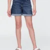 Kids Denim Midi Shorts