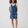 Kids Denim Zip Skirtall