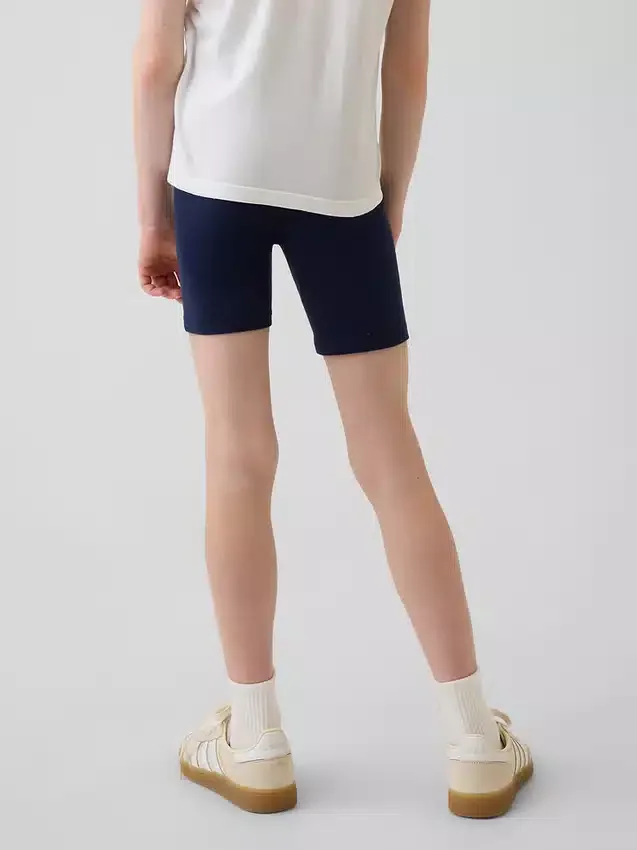 Kids Foldover Bike Shorts