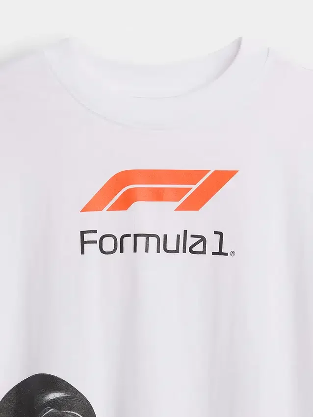 Kids Formula 1 Oversized Graphic T-Shirt