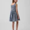 Kids Gingham Denim Dress