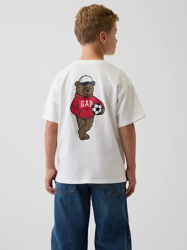 Kids Heavyweight Relaxed Gap Logo T-Shirt