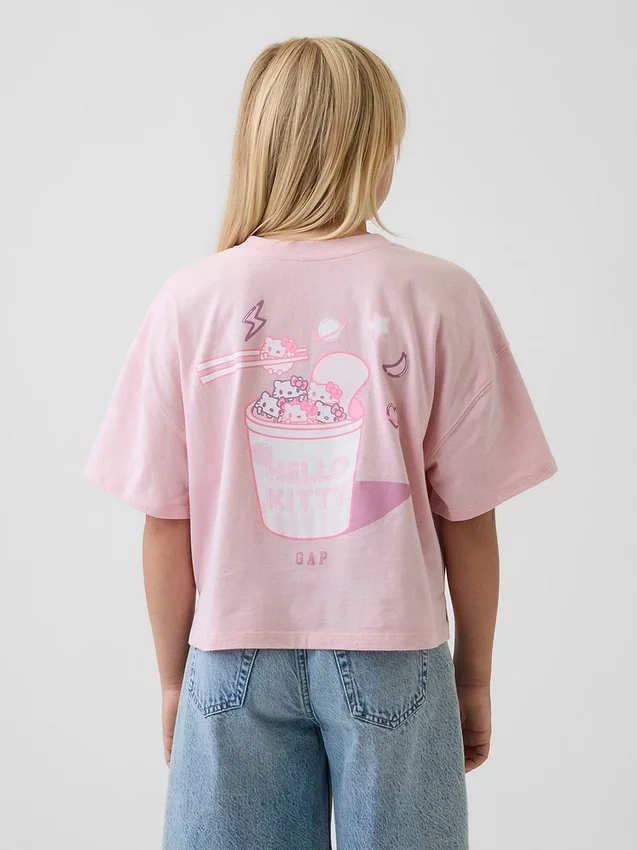 Kids Hello Kitty Oversized Boxy T-Shirt