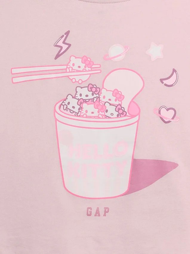 Kids Hello Kitty Oversized Boxy T-Shirt