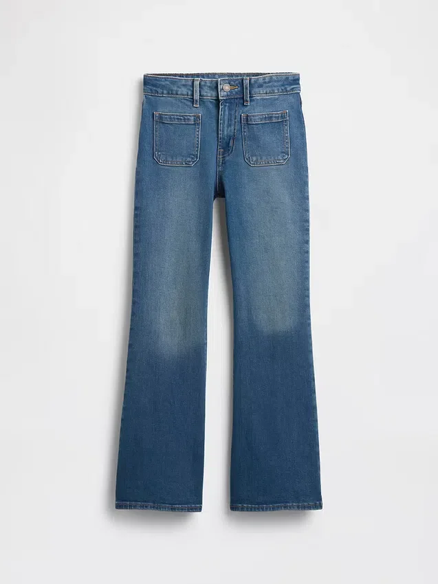 Kids High Rise '70S Flare Jeans