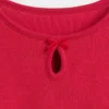 Kids Keyhole Bow Fitted T-Shirt