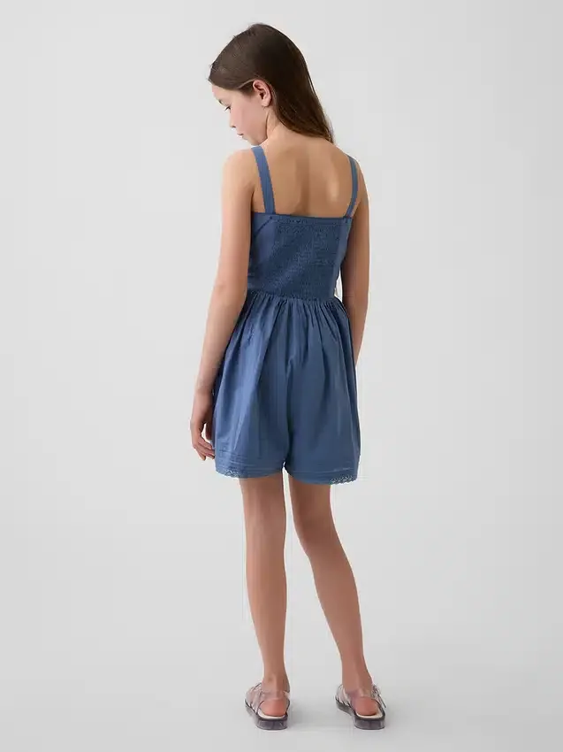 Kids Lace-Trim Romper