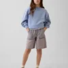 Kids Low Rise Easy Longline Denim Shorts