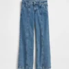 Kids Low Rise Seamed Relaxed Flare Jeans