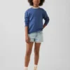 Kids Low Rise Stride Denim Shorts