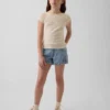 Kids Low Rise Stride Denim Shorts