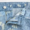 Kids Low Rise Stride Floral Denim Shorts
