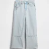 Kids Low Rise Stride Wide-Leg Jeans