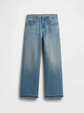 Kids Low Rise Stride Wide-Leg Jeans