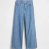 Kids Low Rise Stride Wide-Leg Jeans