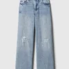 Kids Low Rise Stride Wide-Leg Jeans