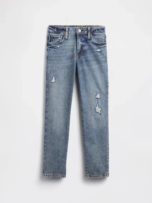 Kids Mid Rise Girlfriend Jeans