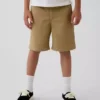 Kids Modern Uniform Khaki Shorts
