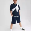 Kids Modern Uniform Khaki Shorts