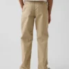 Kids Modern Uniform Relaxed Straight Khakis