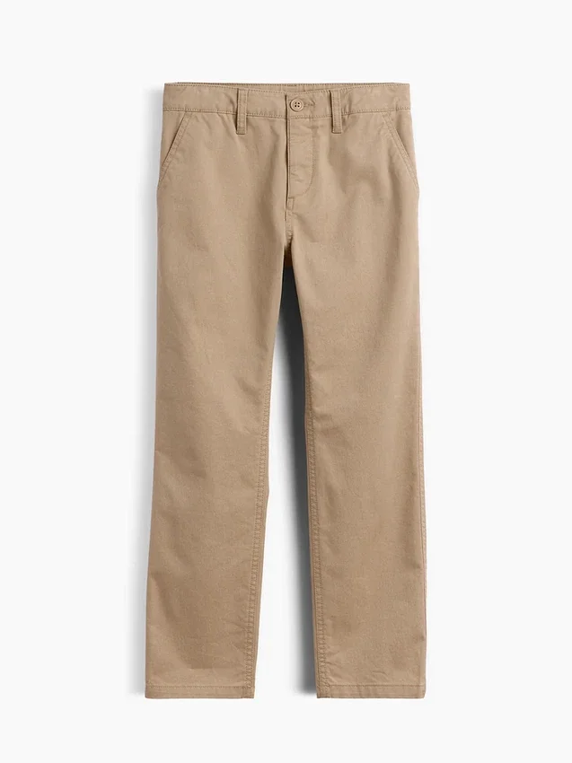Kids Modern Uniform Slim Khakis