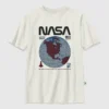 Kids Nasa Retro Globe Graphic T-Shirt