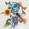 Kids Nasa Space Floral Graphic T-Shirt