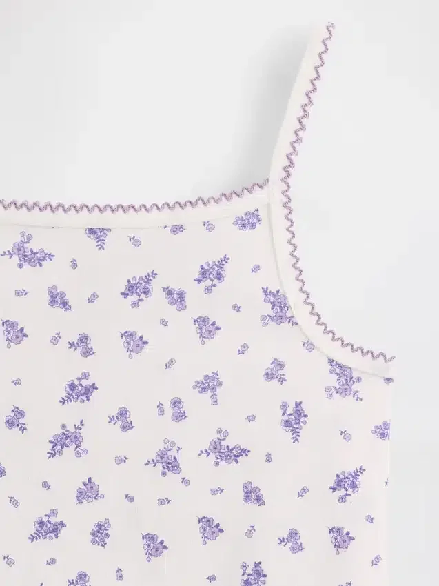 Kids Organic Brushed Cotton Pj Cami Short Set