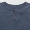 Kids Organic Cotton Henley Pj Set