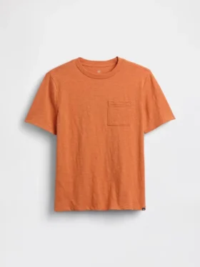 Kids Organic Cotton Pocket T-Shirt