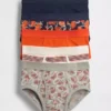 Kids Organic Stretch Cotton Briefs (5-Pack)