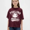 Kids Oversized Graphic T-Shirt
