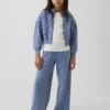 Kids Oversized Quilted Zip Jacket