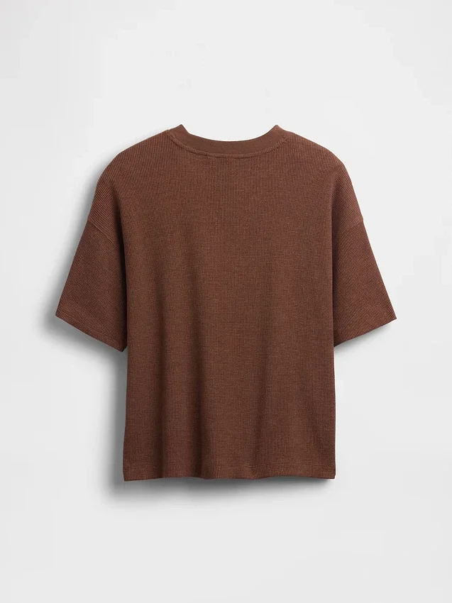 Kids Oversized Waffle T-Shirt