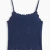 Kids Pointelle Rib Cami