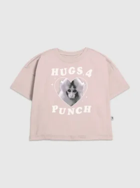 Kids Punch the Monkey Graphic T-Shirt